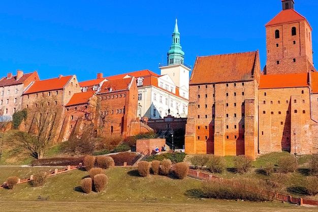 Fienile medievale in Polonia Grudziadz Siti storici in Europa orientale