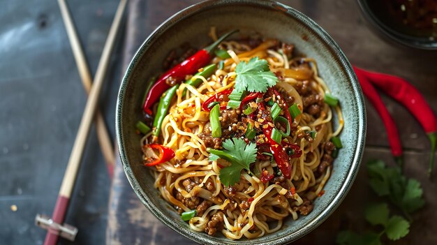 Fiery Tasty Szechuan Noodles