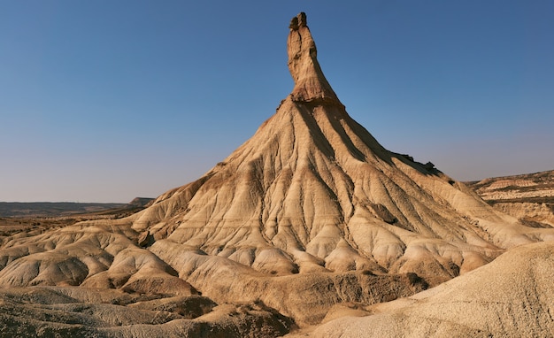 Figure di sabbia nel deserto Parco naturale Bardenas Reales