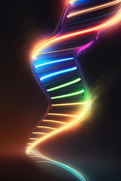 Filamento di DNA incandescente