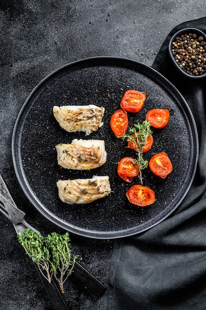 Filetto di pesce di merluzzo al forno con spezie