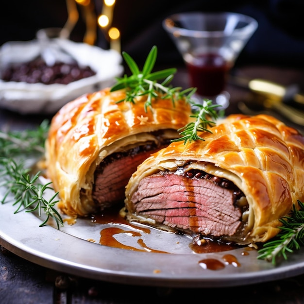 Fillet di manzo Tenderloin Wellington di lusso