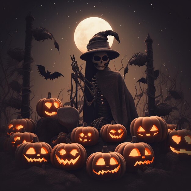 Filtro Halloween per un'applicazione di social network di Instagram