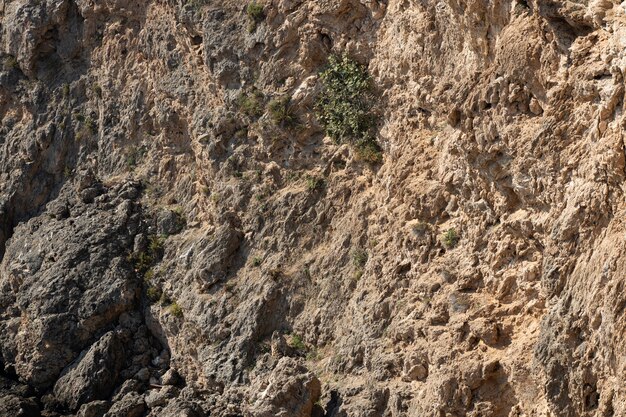 Fine naturale di struttura della roccia in su