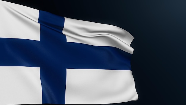 Finlandia bandiera Helsinki segno simbolo nazionale finlandese