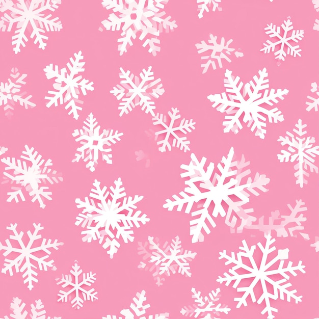 fiocchi di neve rosa
