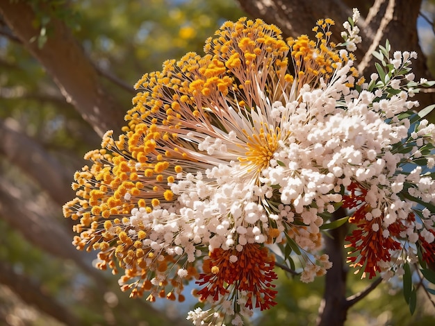 Fiore australiano Hakea Impressionante fotografia