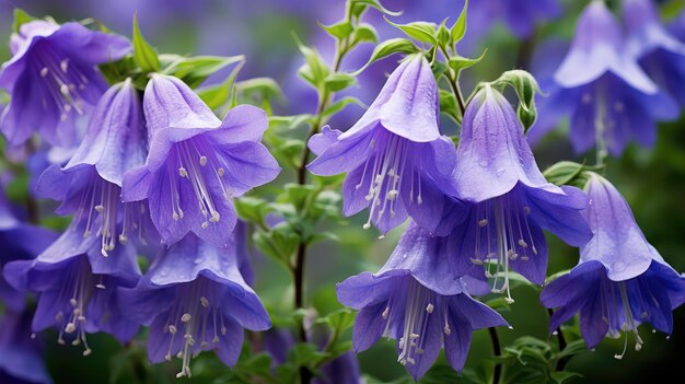 Fiore campanile viola