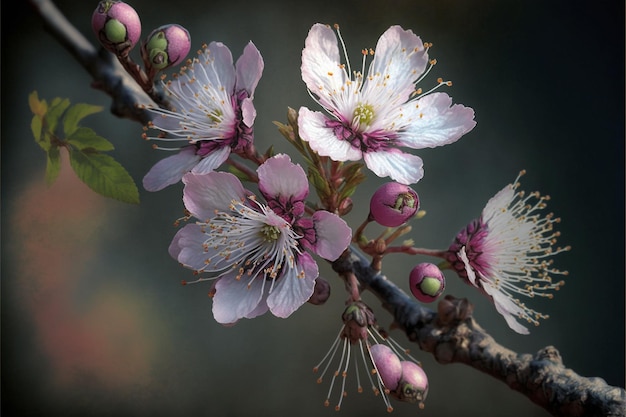 Fiore di ciliegio creativo favolosamente bello e adorabile
