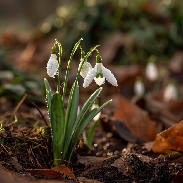 Fiore di gocciola di neve