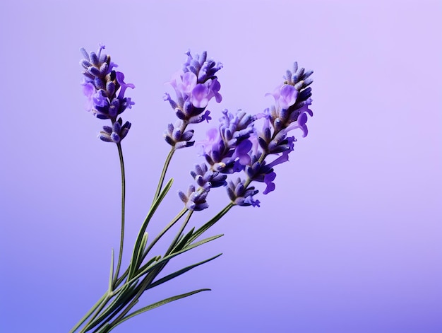 fiore di lavanda sullo sfondo dello studio fiore di Lavanda singolo immagini di fiori bellissimi