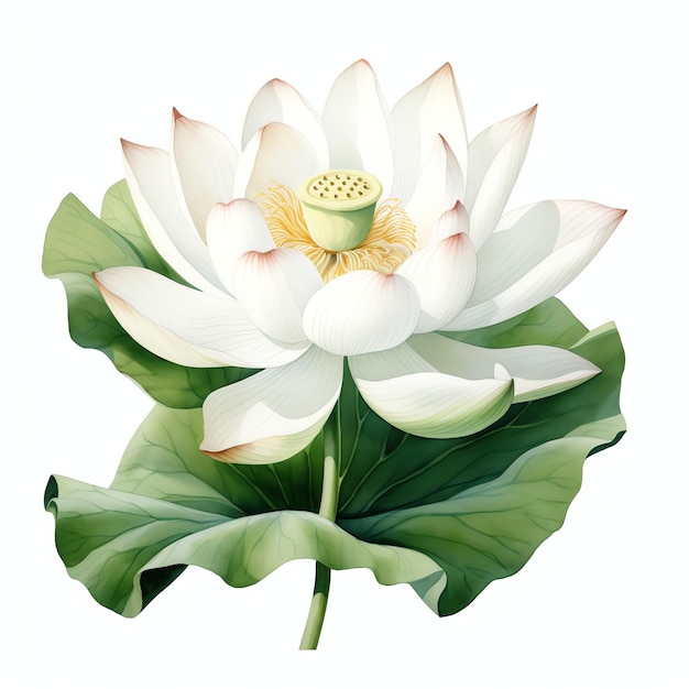 Fiore di loto che rappresenta l'illustrazione della rinascita e della creazione