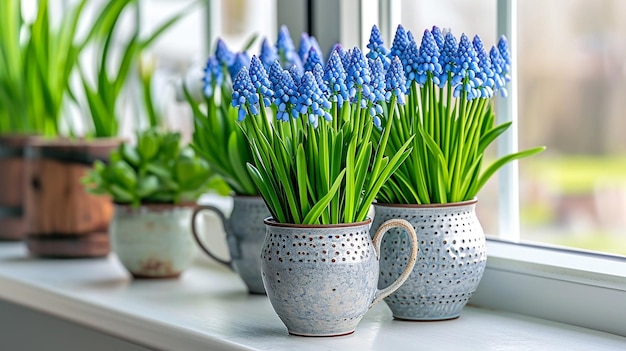 fiore di muscari in avintage