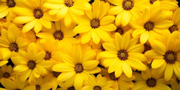 Fiore fiorente fiorire natura su bouquet di fiori gruppo giallo chiuso
