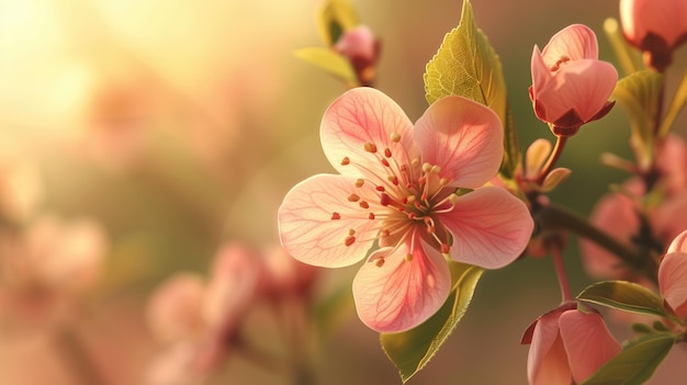 Fiore in giardino evidenziato AI generativa