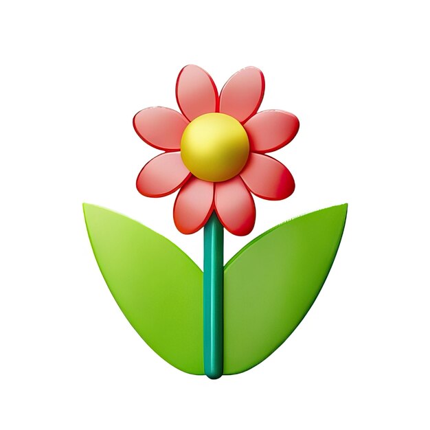 Fiore minimalista 3d