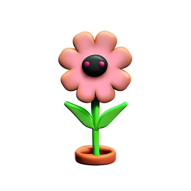 Fiore minimalista 3d