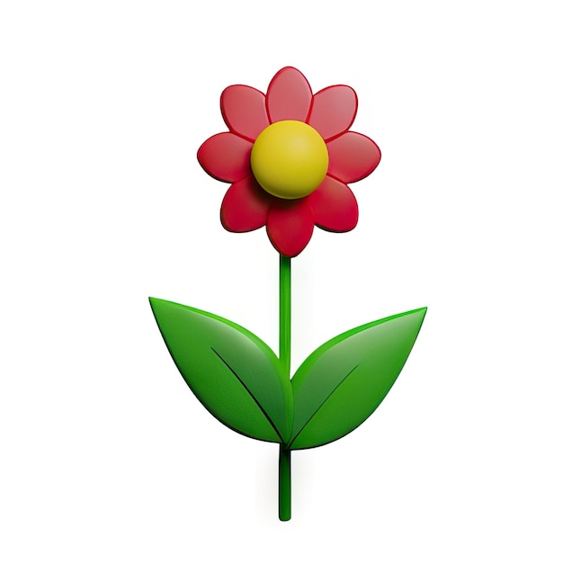 Fiore minimalista 3d