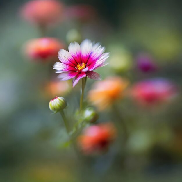 fiore sfocato generato dall'IA