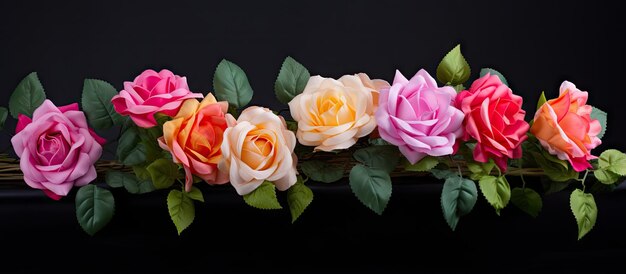 Fiori artificiali che imitano una bellissima rosa