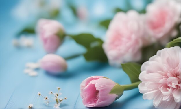 Fiori astratti bellezza della natura sfondo sfocato