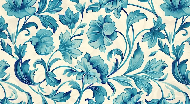 fiori blu su uno sfondo bianco