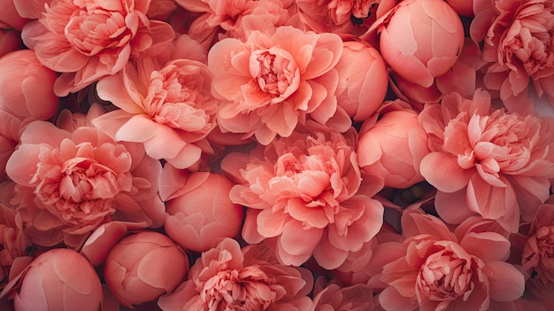 Fiori che galleggiano nell'aria Petali colorati che ballano nel vento