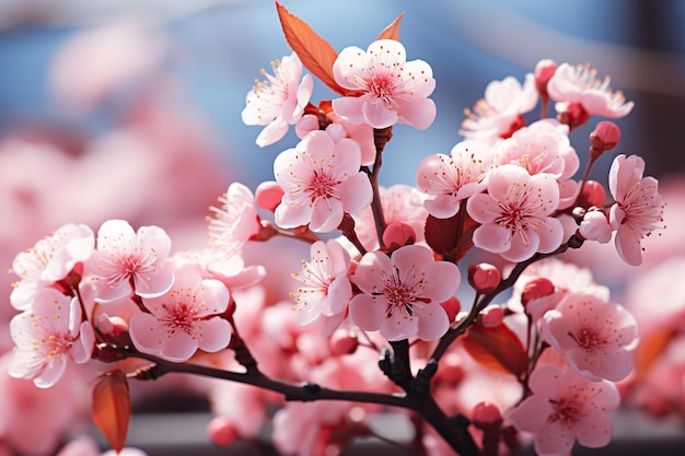 Fiori di ciliegio in fiore Sakura AI generato