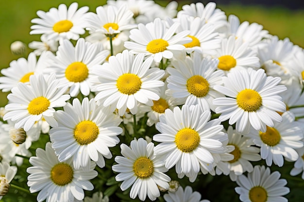 Fiori di margherita bianca