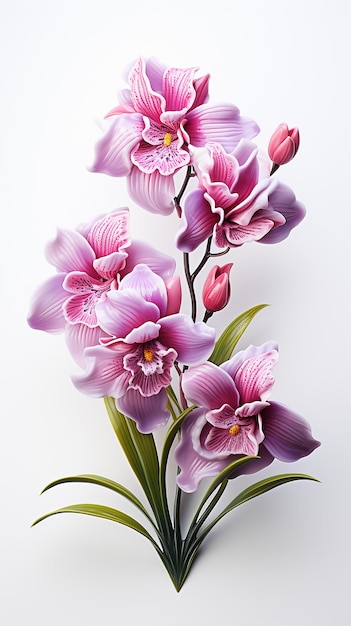 Fiori di orchidea viola rosa