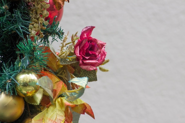 Fiori di plastica utilizzati per la decorazione a Rio de Janeiro, Brasile.