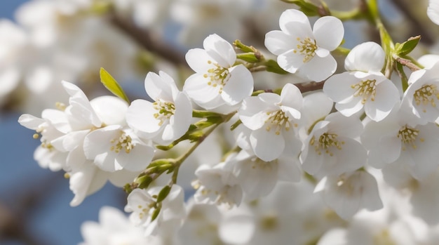 Fiori di rinnovamento Inizio della fioritura primaverile Gemme di ciliegio lanuginoso