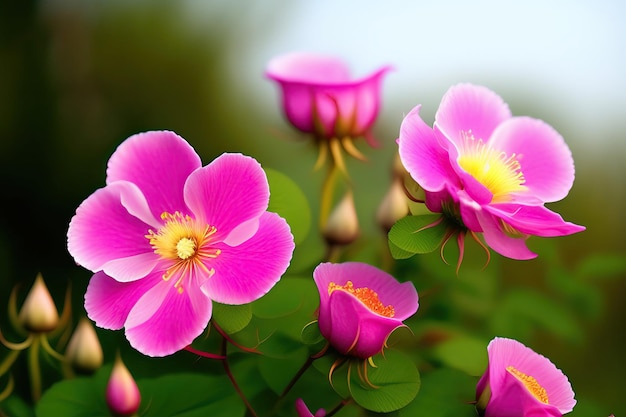 Fiori di rosa selvatica