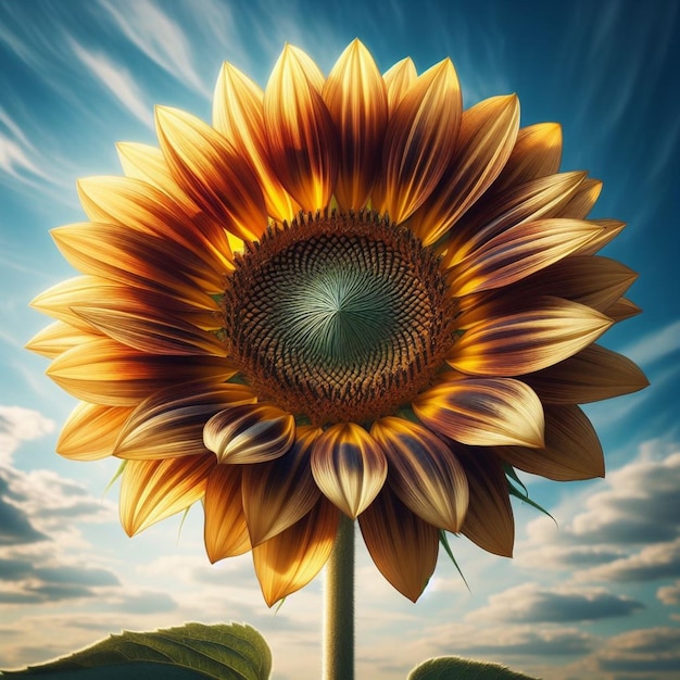 Fiori di sole foto realistica