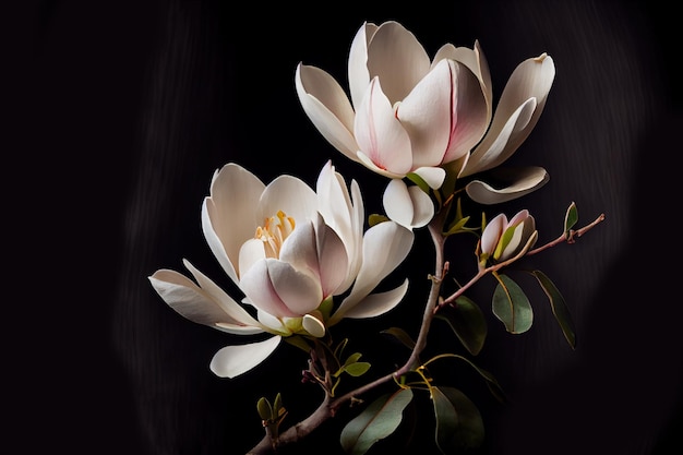 Fiori in fiore di magnolia