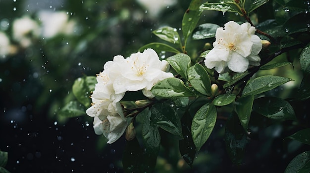 Fiori rosa nel giardino