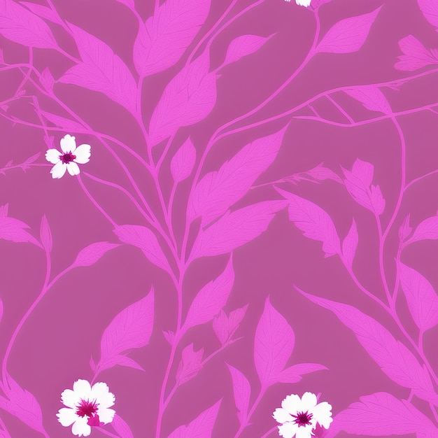 fiori rosa su sfondo viola