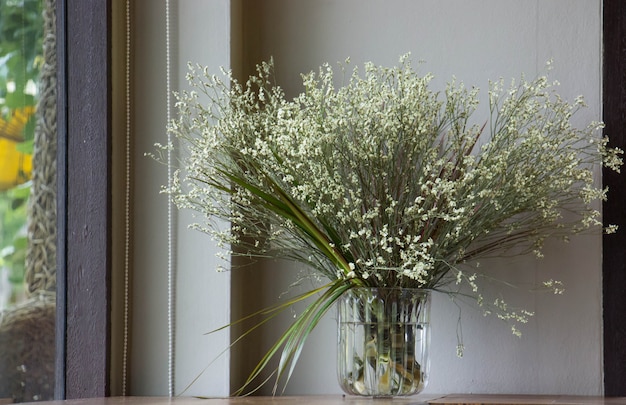 Fiori secchi in vaso.