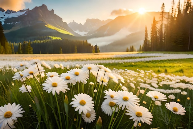 Fiori selvatici in montagna