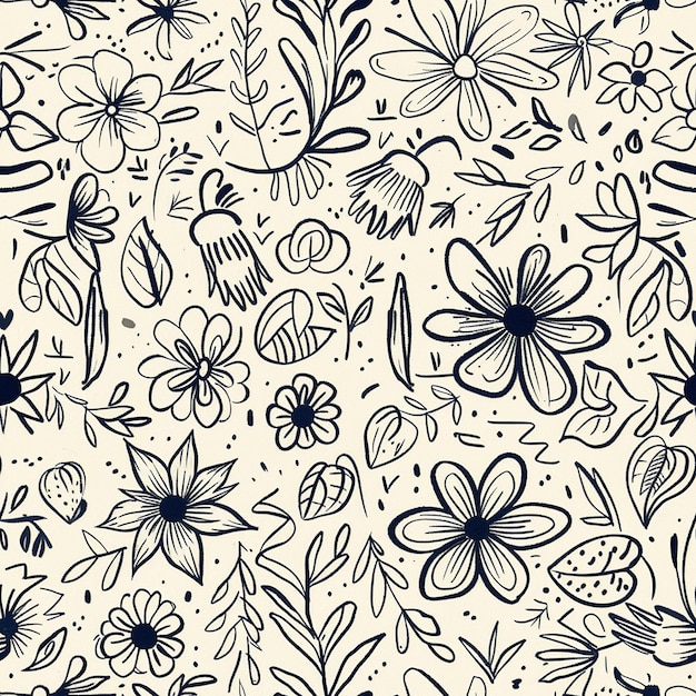 fiori su uno sfondo bianco il disegno è dal libro il libro degli artisti