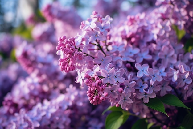 Fiori variegati lilla