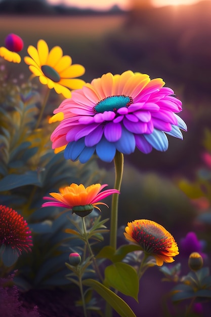 fiorito colorato fiorito