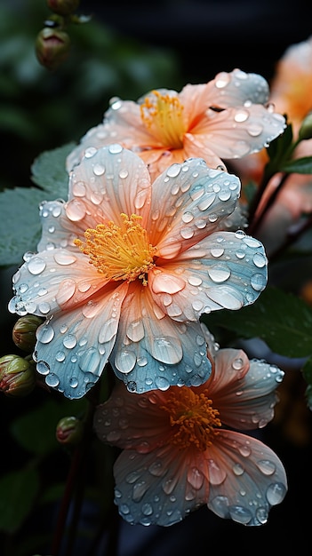 Fioriture baciate dalla pioggia