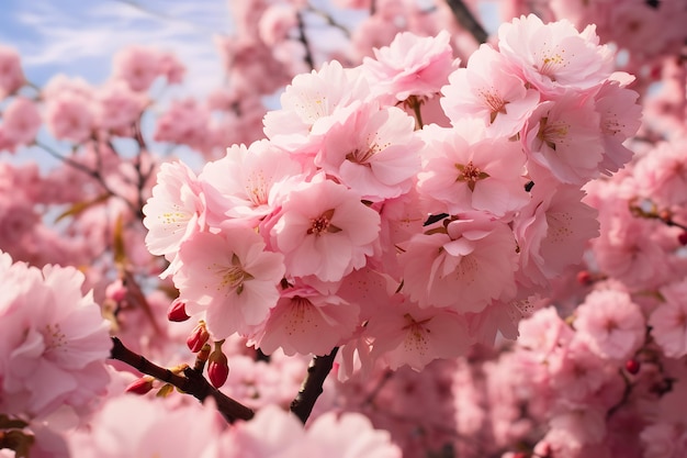 Fioriture di fiori di ciliegio giapponesi