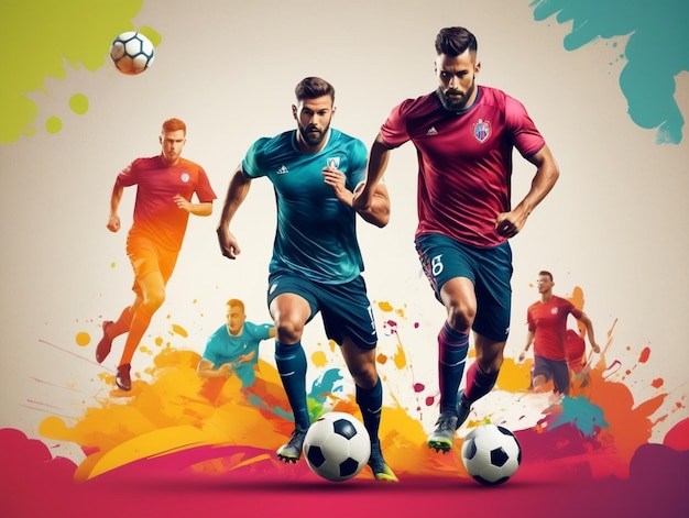 Fitness giocatore di calcio Low Profile H5 Wallpaper