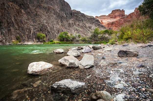 Fiume Charyn nel canyon del Kazakistan orientale