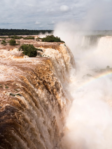 Fiume che porta alle cascate dell'Iguazú