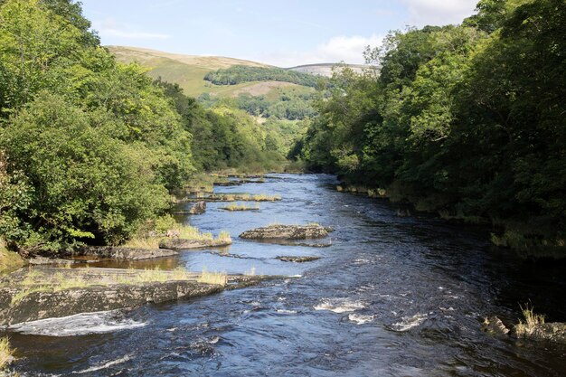 Fiume Dee Llangollen, Galles, Regno Unito