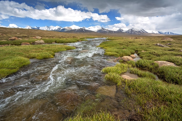 fiume di montagna