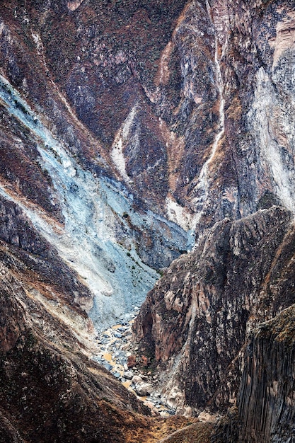 Fiume nel Canyon del Colca